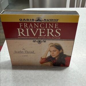 Francine Rivers "The Scarlet Thread" Audiobook Box Set - Red & Cream